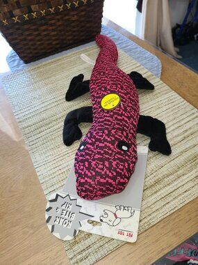 Squeaky Lizard Roar Bit & Rip Entertaining Interactive Dog Play Toy